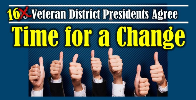16 veteran District Presidents cite Harrison's lack of leadership and back Maier and Klinkenberg