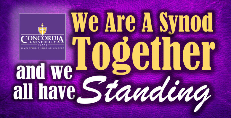 We Are A Synod Together and We All Have Standing