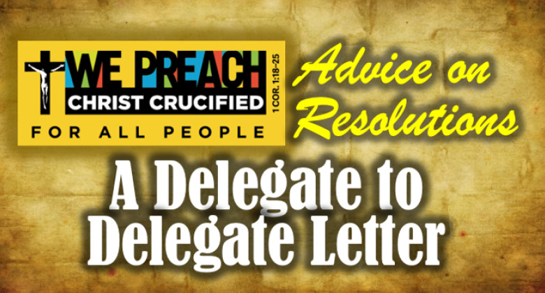 A Delegate to Delegate Letter Milwaukee 2023